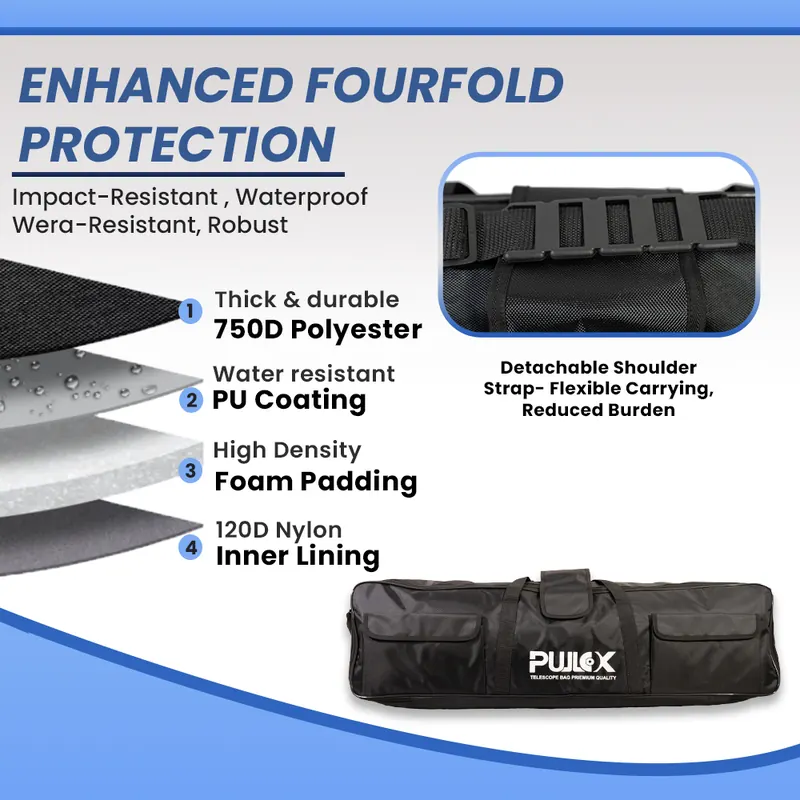 Pullox Multipurpose 114 Telescope Carry Bag view 2
