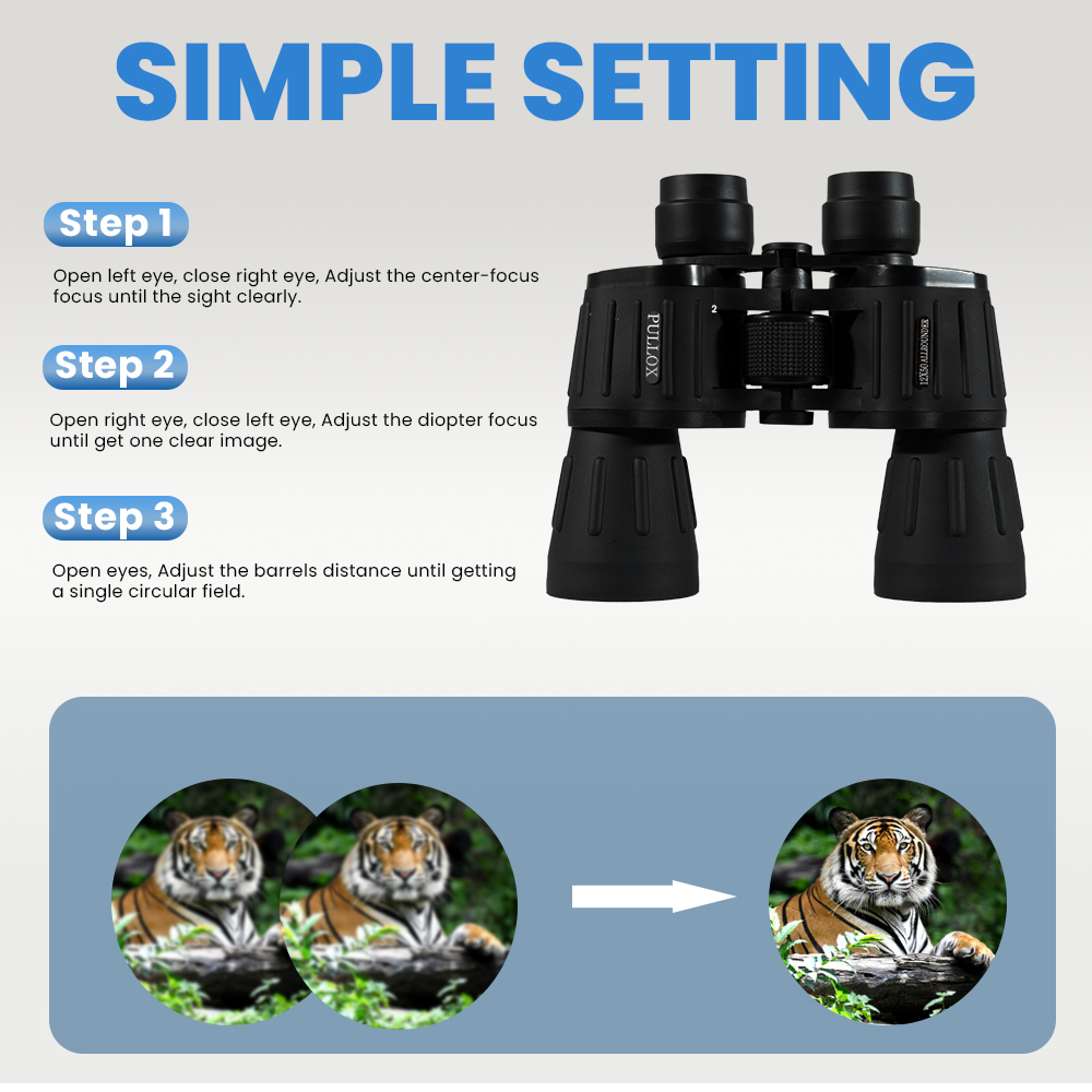 Pullox 12×50 All Rounder Pro Binocular – Power Design with Precision Optics - view 7