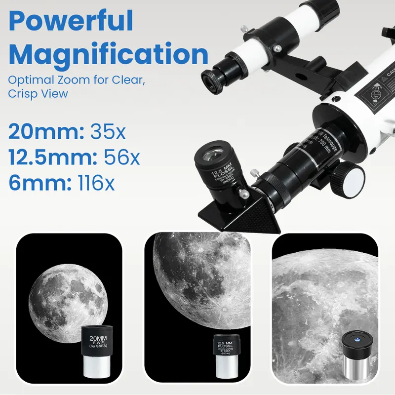 SSEA 60700 AstroVision Refractor | Beginner-Friendly Stargazing Telescope | Easy to Use • Big Sky Views view 3