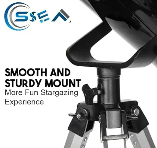 SSEA 114900 Astronomical Reflector Telescope – 114mm HD Optics | 72×–450× Multi-Magnification | Deep-Sky Hunter with Bag view 3