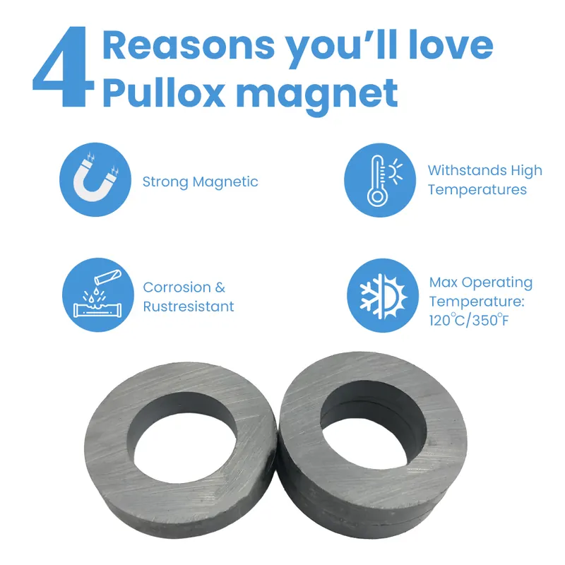 Pullox 45×22×8mm Donut  Ring Magnet view 4