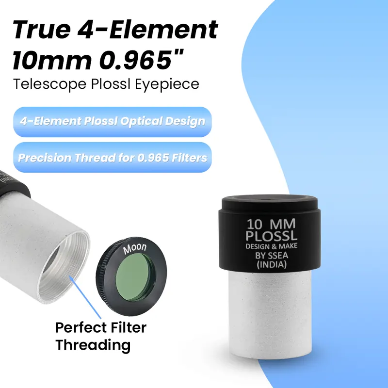 PULLOX 10mm 4 Element Plossl Telescope Eyepiece (0.965 Inch) - view 5