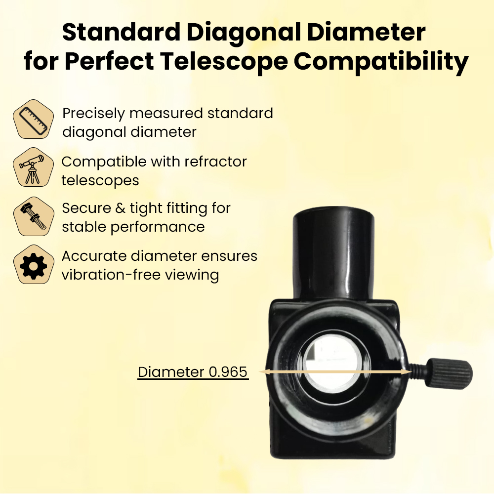 PULLOX Precision Diagonal for Refractor Telescopes - view 3
