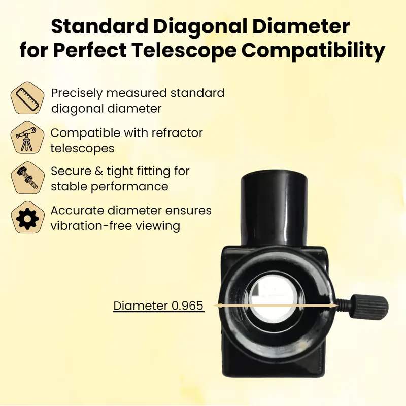 PULLOX Precision Diagonal for Refractor Telescopes - view 3