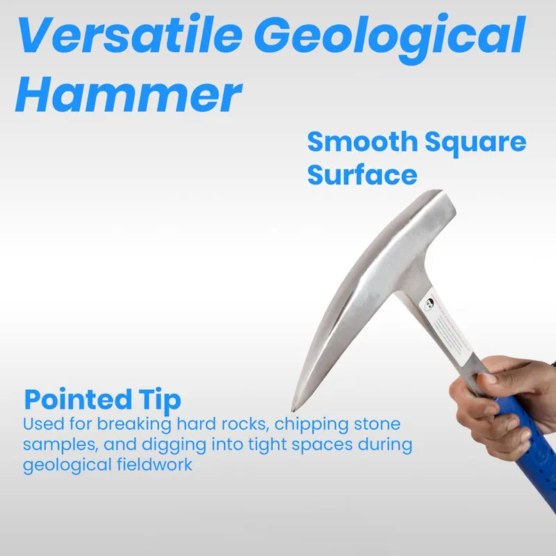 Pullox FieldPro Pointed Tip Geological  Hammer view 4