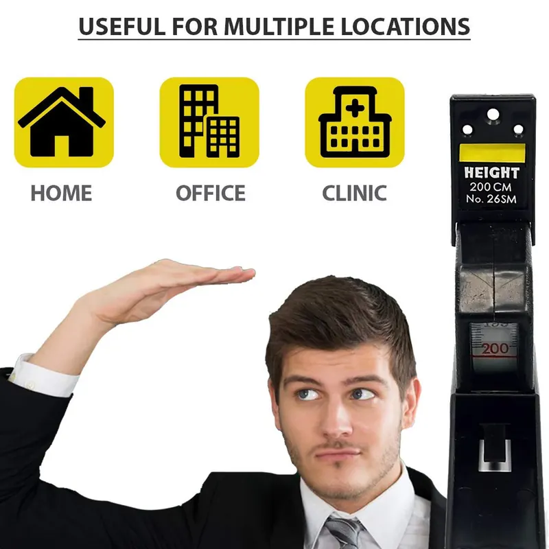 Pullox Stature Meter 2M – Wall Mounted Height Measuring Tape view 3