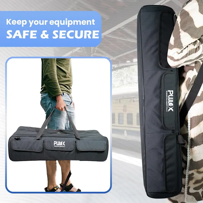 Pullox AstroShield 130 – Heavy Duty Protective Carry Bag for 130 mm Telescope with Accessory Pocket view 6