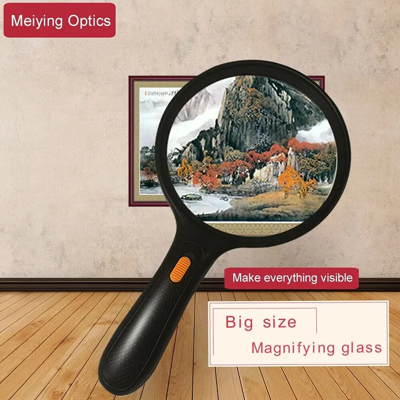 Pullox Extra Large Reading Magnifier with 3 LED view 5