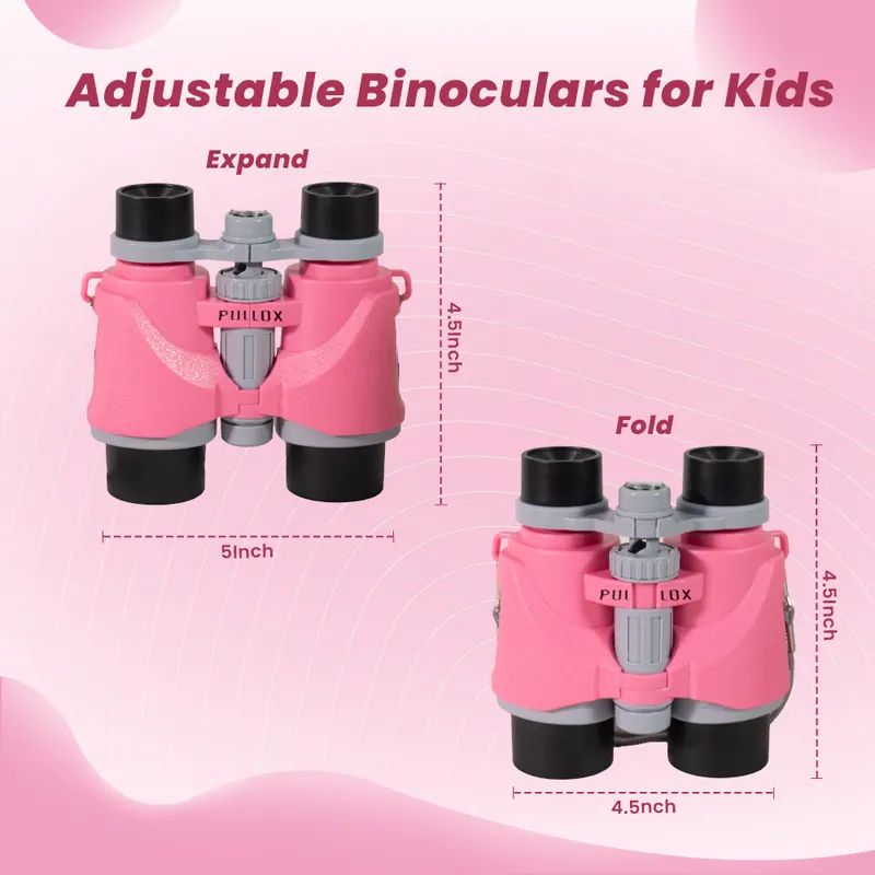 Pullox Explorer Pro 7×30 Kids Binocular – Compass & Red Laser Guide view 5
