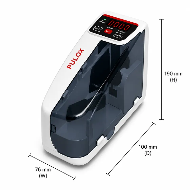 PULLOX Portable Currency Note Counting Machine - view 2