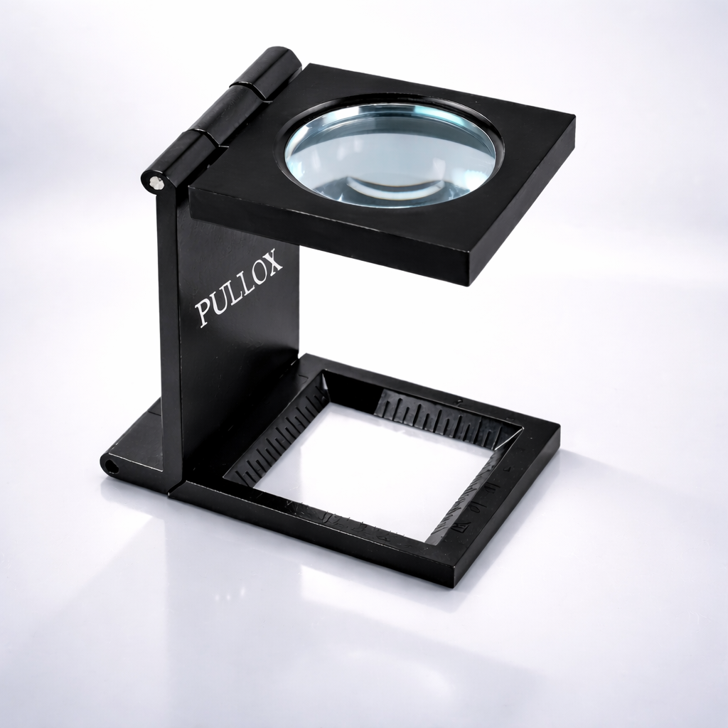 Pullox 10X Pocket Magnifier | Lightweight ABS Body • High-Precision Lens • Compact Foldable Design - view 1