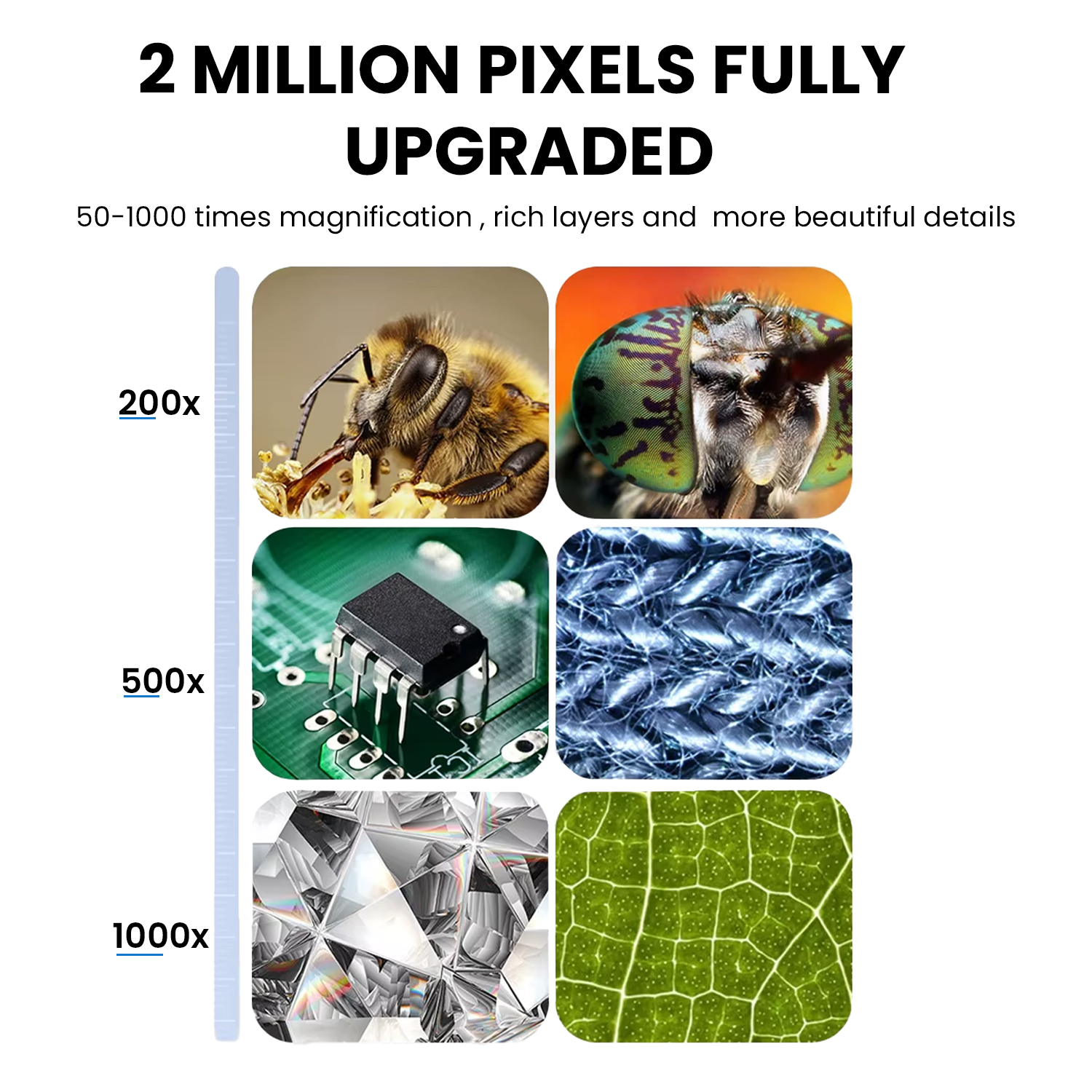 PULLOX 50X–1000X HD Digital Microscope for Study & Inspection - view 6