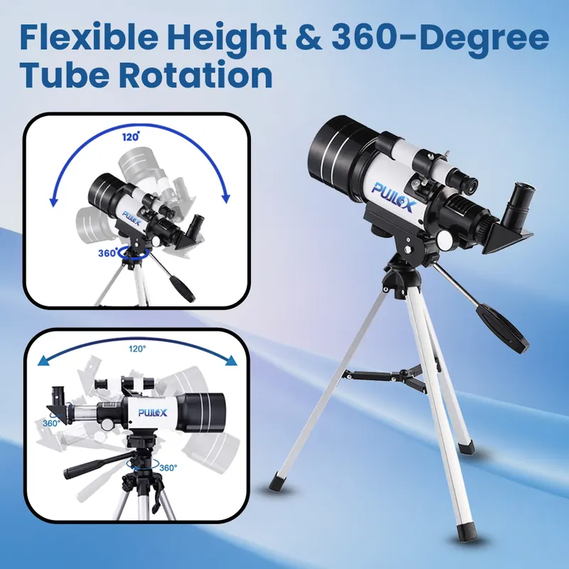Pullox StarLite F30070 – Compact Explorer Telescope for Beginners view 6