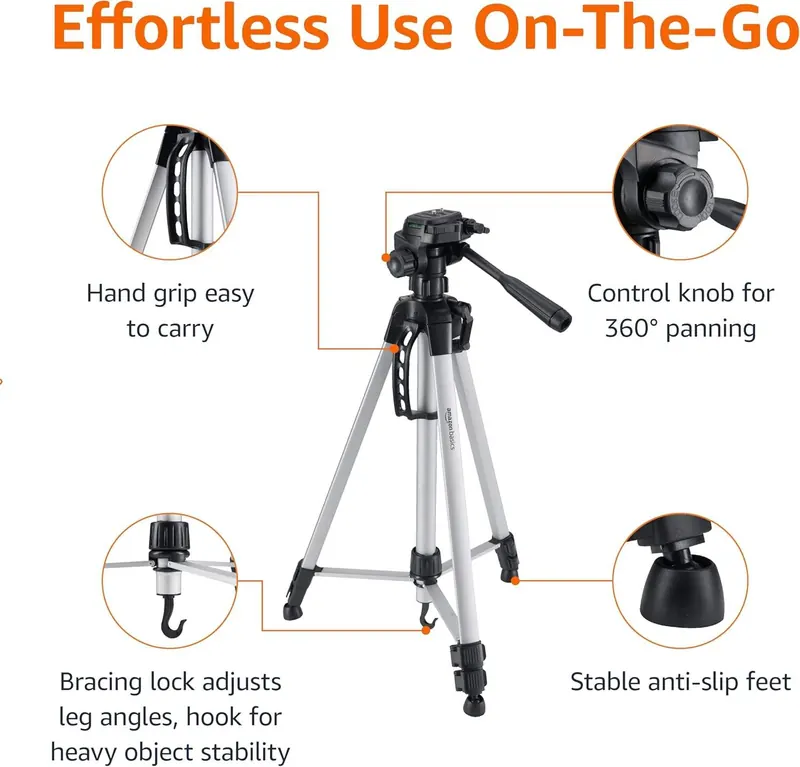 Pullox Heavy Duty Professional Aluminum Tripod view 3