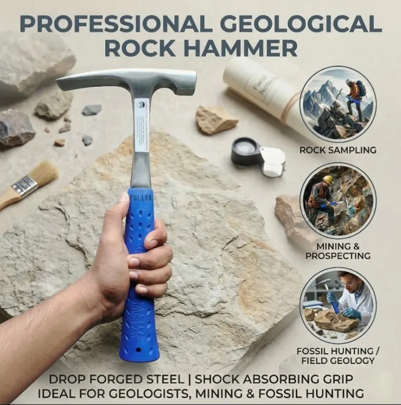 Pullox Strike Chisel-Tip  Geological Rock Hammer - view 4