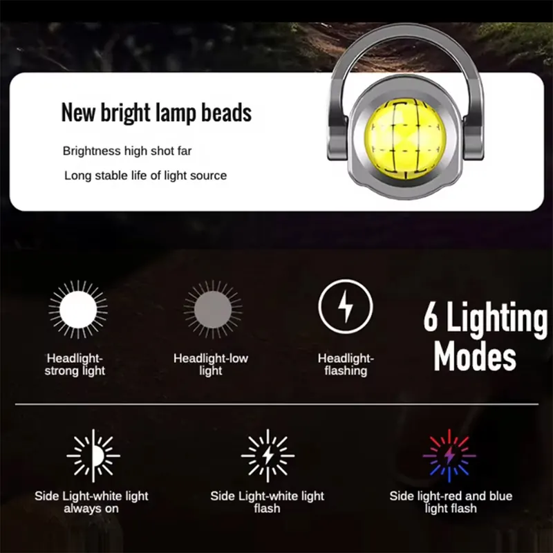 Pullox KeyLite Pro USB Rechargeable Keychain Torch - view 3