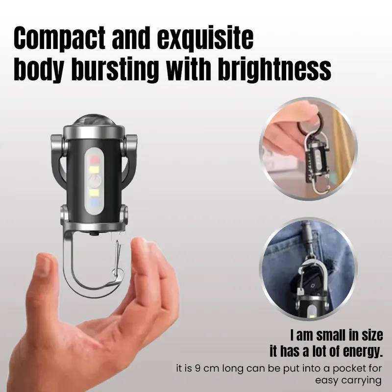 Pullox KeyLite Pro USB Rechargeable Keychain Torch - view 5