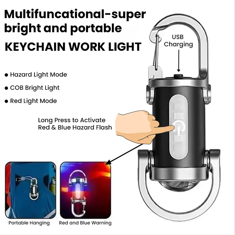 Pullox KeyLite Pro USB Rechargeable Keychain Torch - view 7
