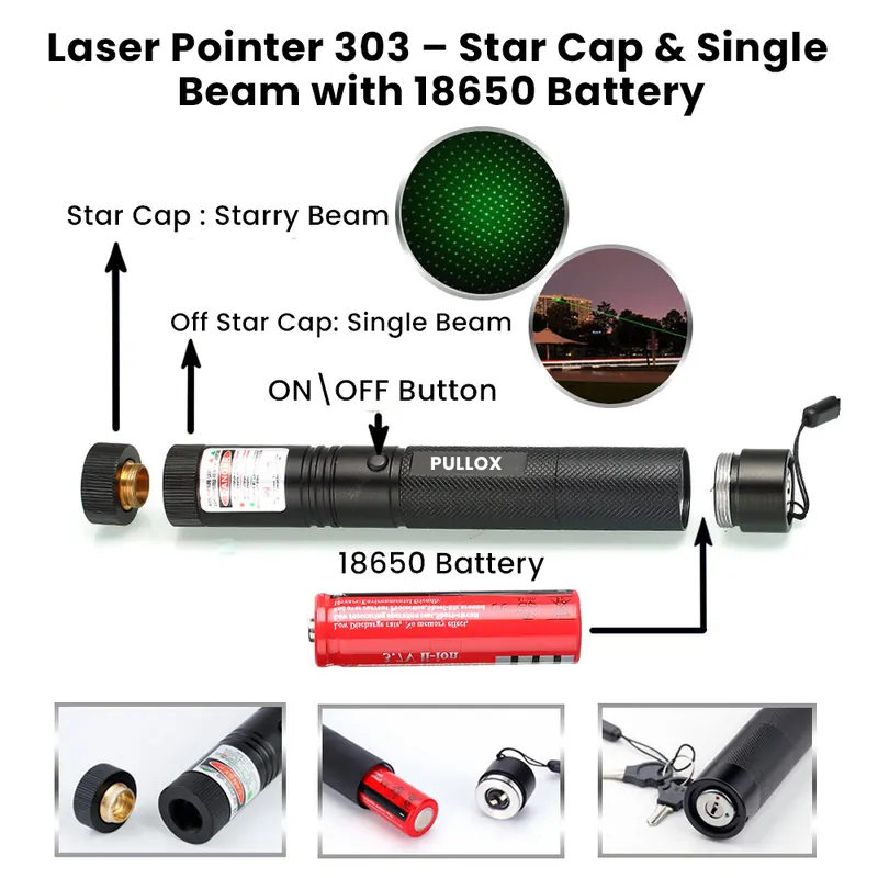 Pullox Astronomical Sky Laser Pointer view 3