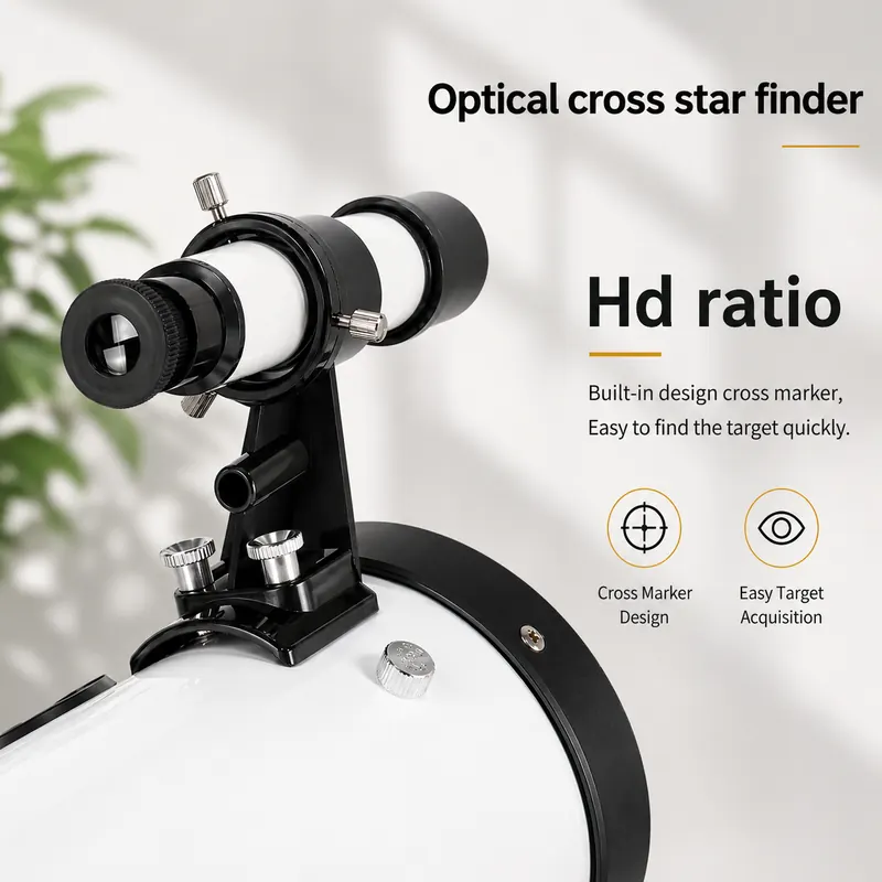 Pullox Space Hunter az 76mm Newtonian Astronomical Reflector Basic 175x Upto 350X Magnification - view 5