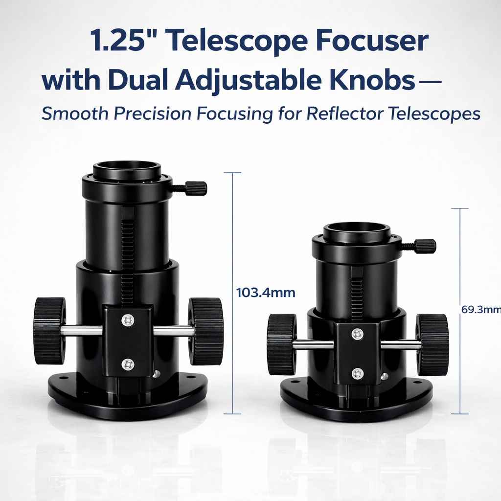 Pullox 1.25" Telescope Focuser for DIY Reflector Telescope - view 3