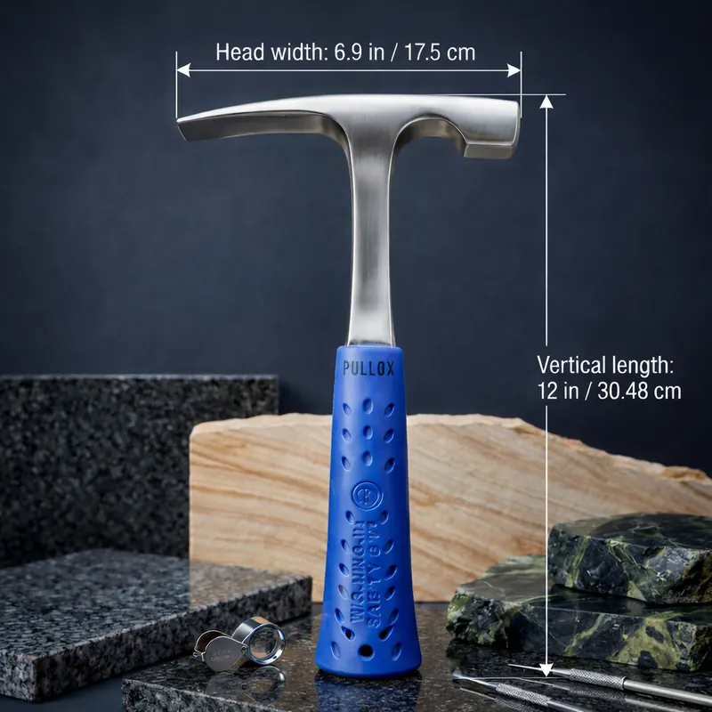 Pullox Strike Chisel-Tip  Geological Rock Hammer - view 2