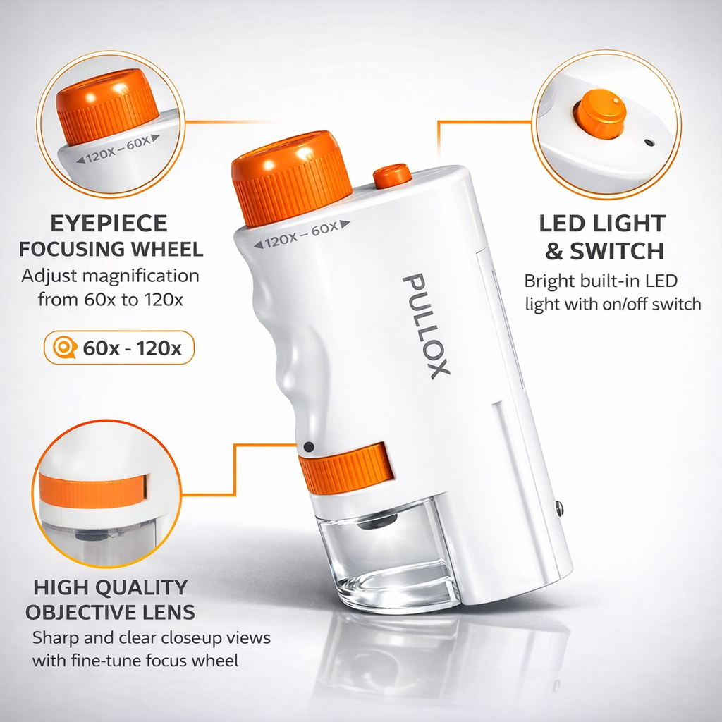 PULLOX DiscoveryMax Kids Microscope - view 3