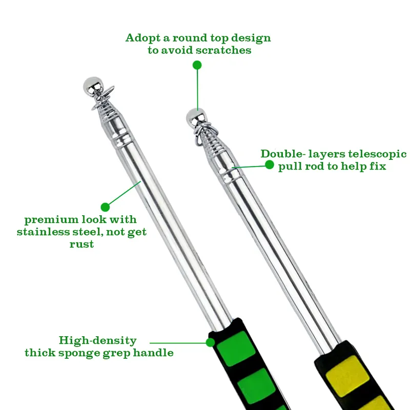 Pullox 5FT Telescopic Stainless Steel Flagpole view 5