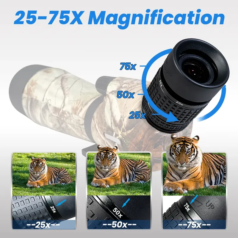 Pullox Eagle Eye 75X 80 mm HD Spotting Scope - view 2
